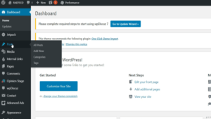 Add a post to a WordPress Website