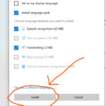Add a Language in Windows 10