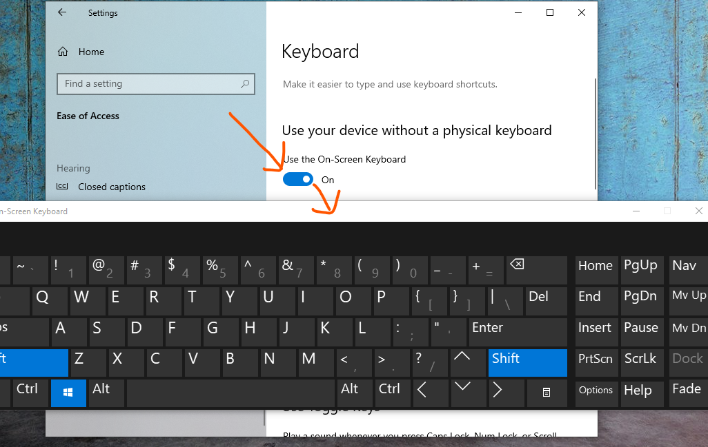 How To Enable On Screen Keyboard in Windows 10? - How To