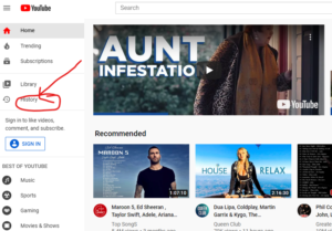 pause youtube watch history