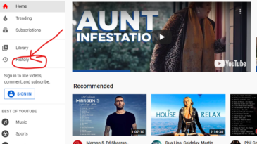 pause youtube watch history