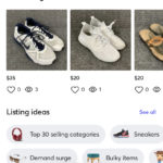 inactive listings on Mercari app