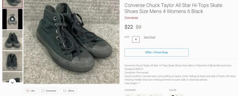 list unisex items on Poshmark