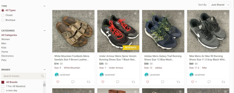 Reserved on Poshmark